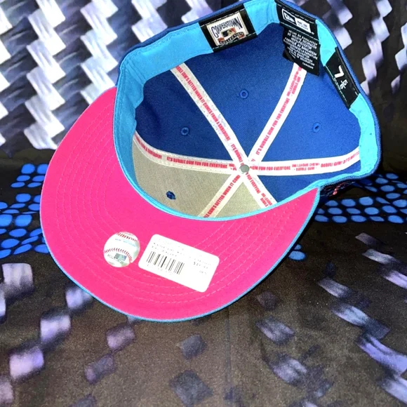 NEW ERA BIG LEAGUE CHEW EDITION FITTED EXPOS HAT 7 5/8 - Picture 3 of 3